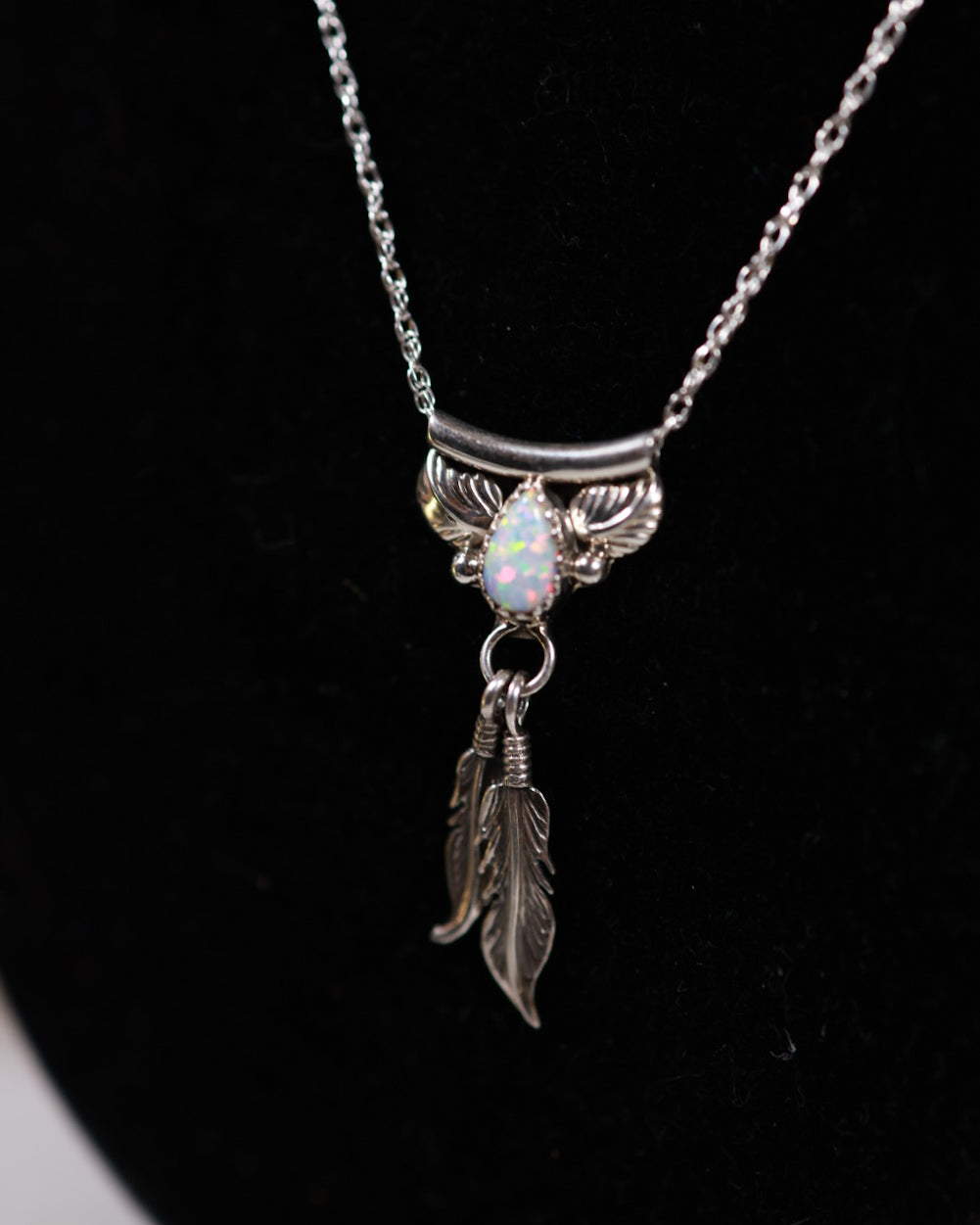 Opal Necklace - Smokin' Blues Turquoise