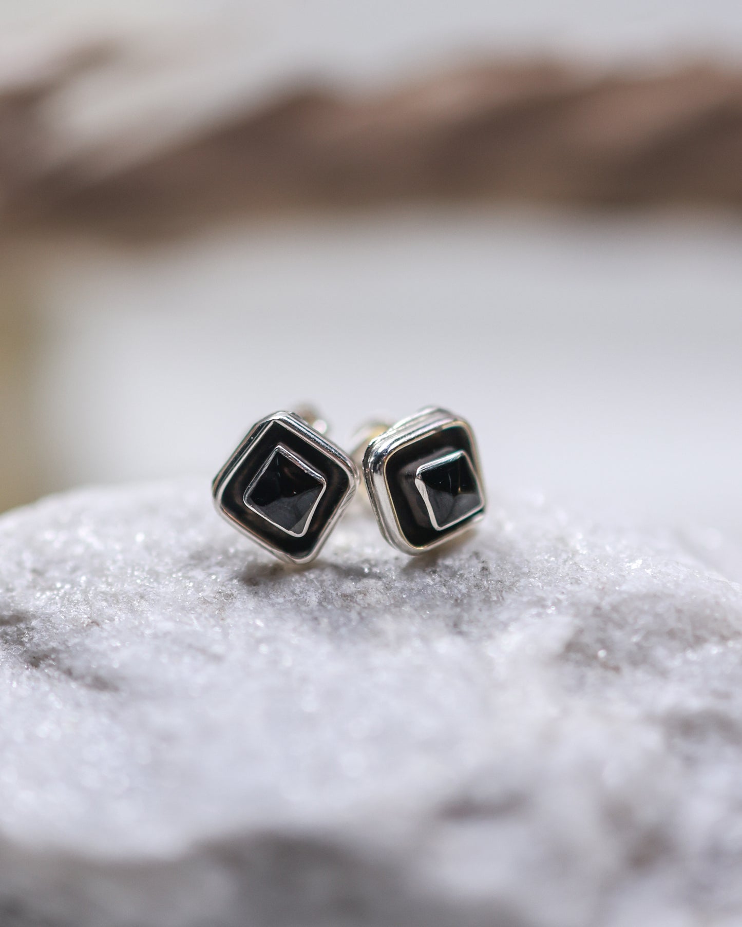 Black Onyx Earrings