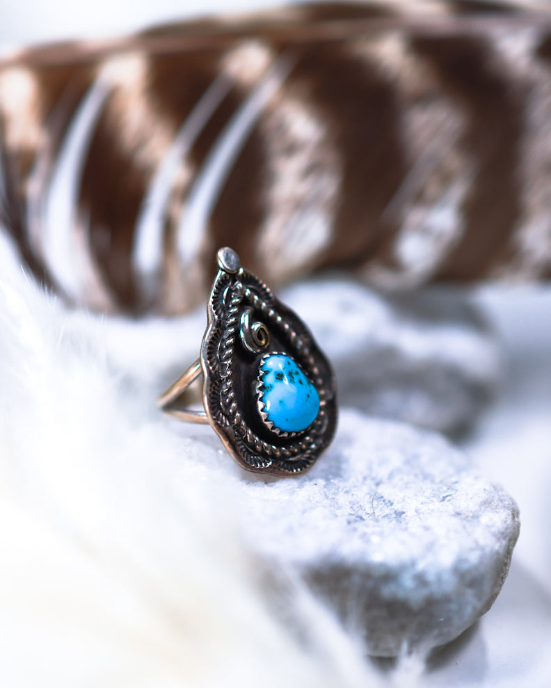 Turquoise Ring | Size 5.5 - Turquoise Town