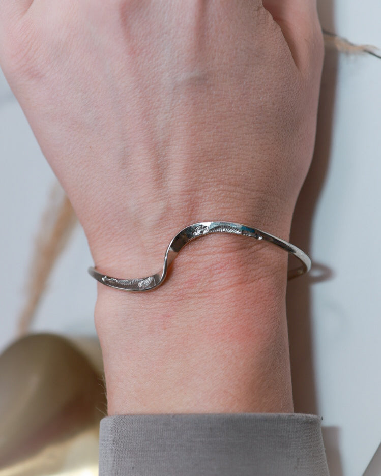 Sterling Silver Cuff - Smokin' Blues Turquoise