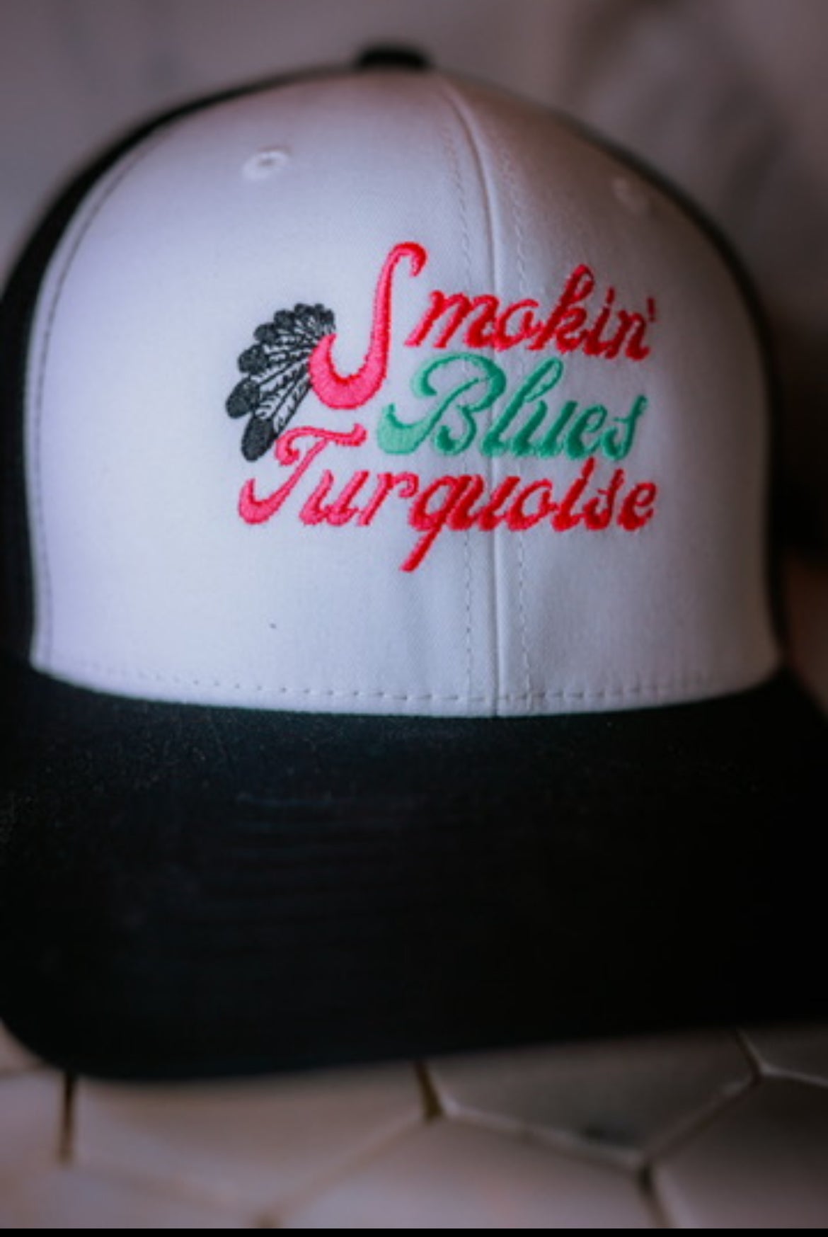 Trucker Hat - Smokin' Blues Turquoise