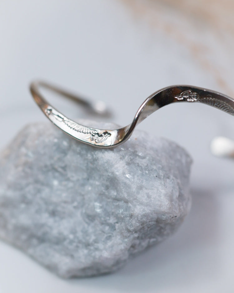 Sterling Silver Cuff - Smokin' Blues Turquoise