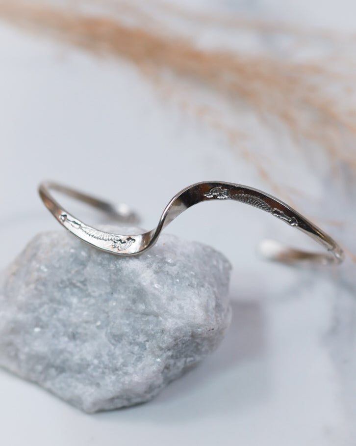 Sterling Silver Cuff - Smokin' Blues Turquoise