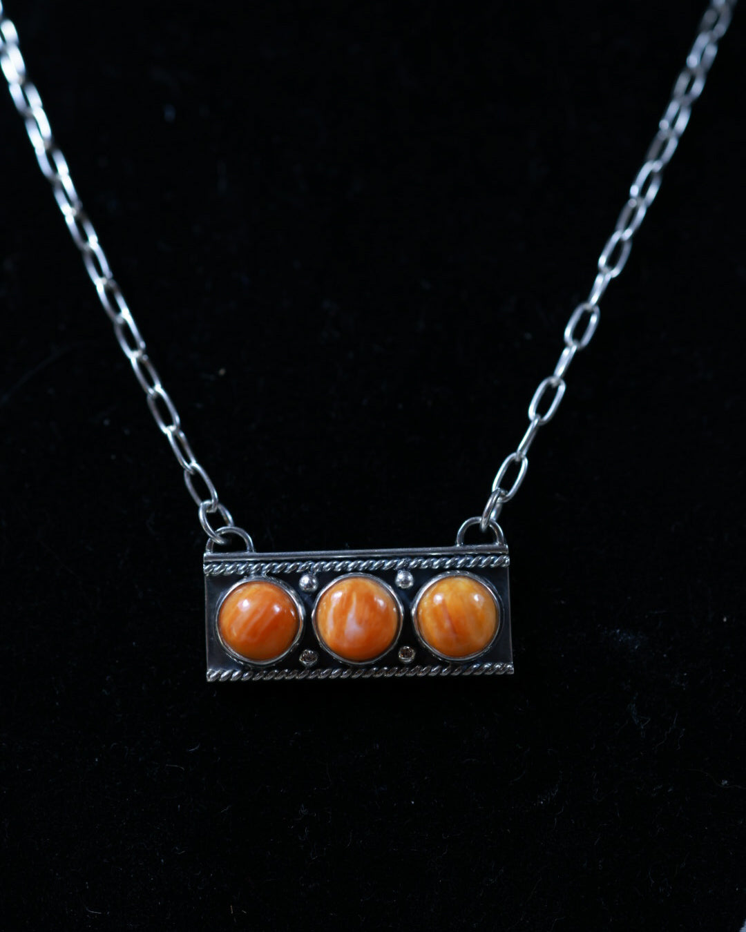 Spiny Oyster Bar Necklace - Smokin' Blues Turquoise