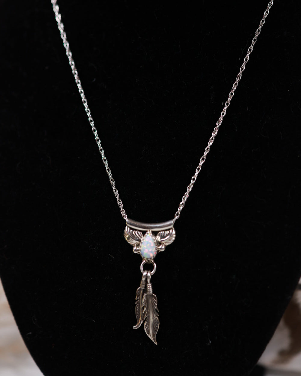 Opal Necklace - Smokin' Blues Turquoise