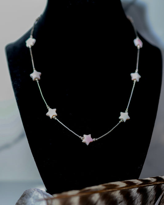 Pink Conch Necklace