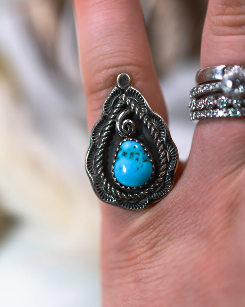 Turquoise Ring | Size 5.5 - Turquoise Town