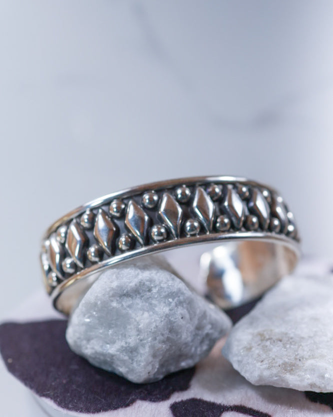 Sterling Silver Cuff - Smokin' Blues Turquoise