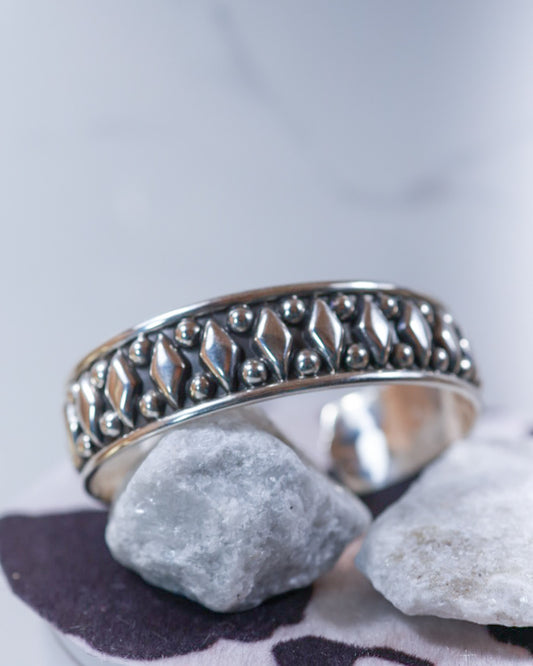 Sterling Silver Cuff - Smokin' Blues Turquoise