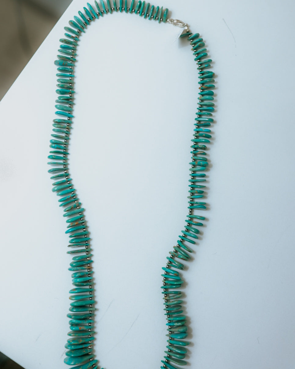 Turquoise Necklace - Smokin' Blues Turquoise