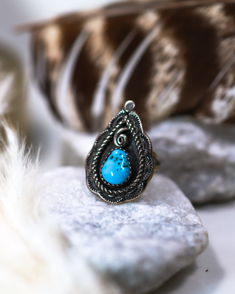 Turquoise Ring | Size 5.5 - Turquoise Town