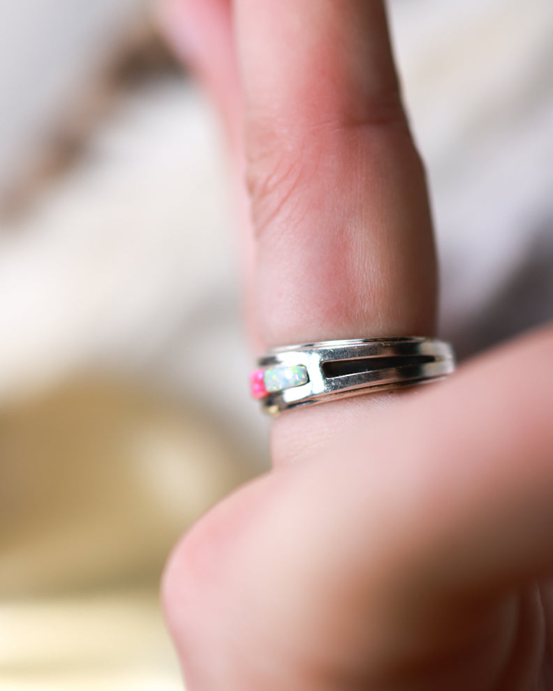 Opal Turquoise Ring | Size 7 - Turquoise Town