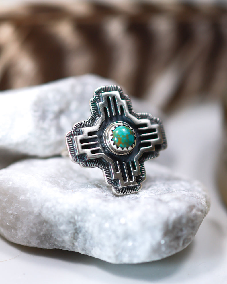 Turquoise Ring | Size 9 - Turquoise Town