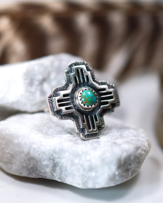 Turquoise Ring | Size 9 - Turquoise Town
