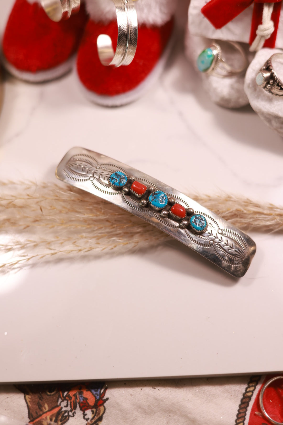 Sterling Barrette - Smokin' Blues Turquoise
