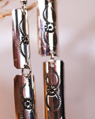 Sterling Silver Earrings - Smokin' Blues Turquoise