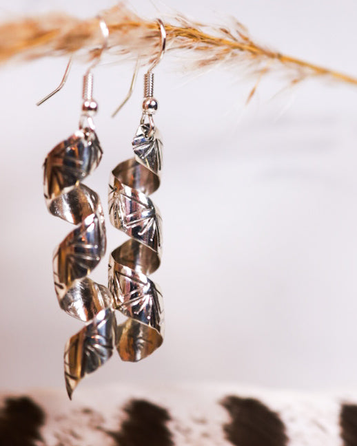 Sterling Silver Earrings - Smokin' Blues Turquoise