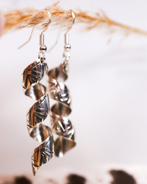 Sterling Silver Earrings - Smokin' Blues Turquoise