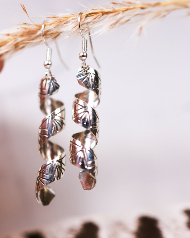 Sterling Silver Earrings - Smokin' Blues Turquoise