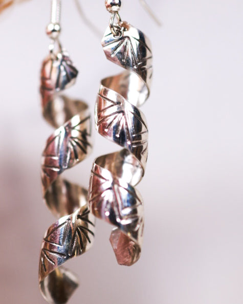 Sterling Silver Earrings - Smokin' Blues Turquoise