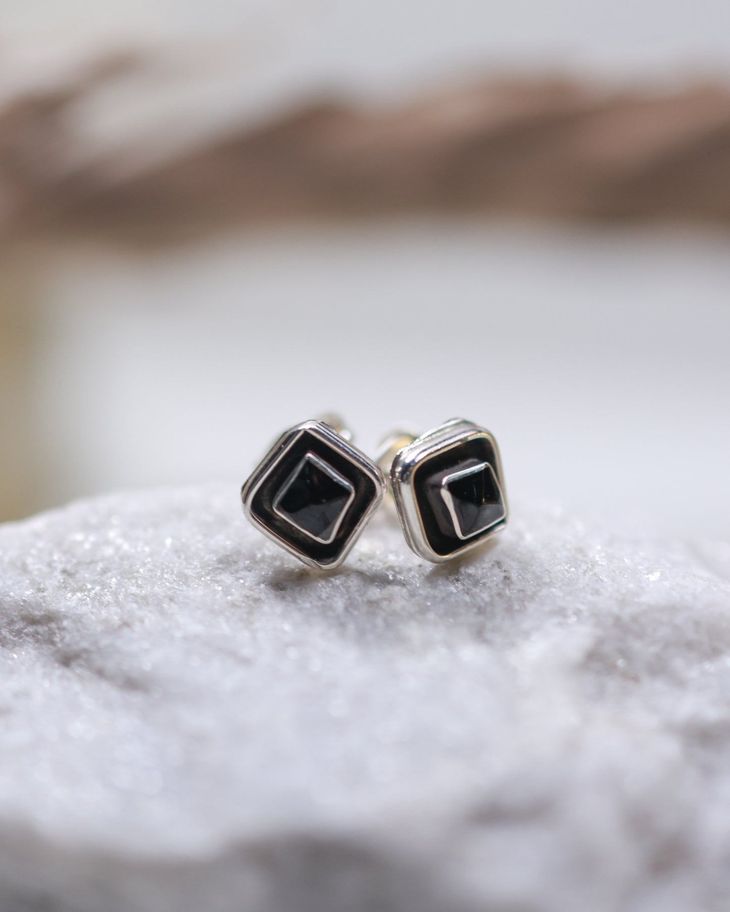Black Onyx Earrings
