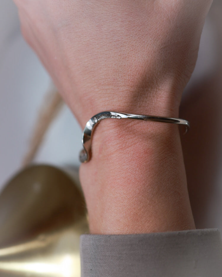 Sterling Silver Cuff - Smokin' Blues Turquoise