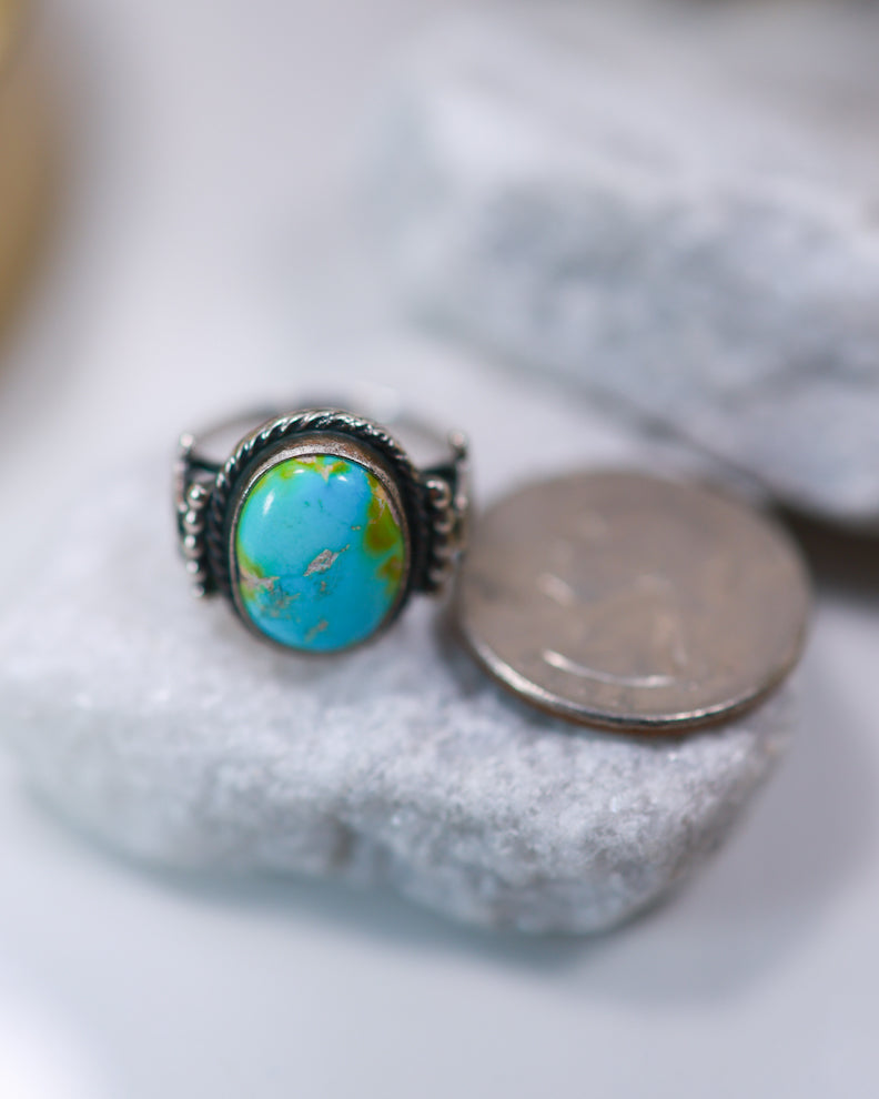 Turquoise Ring | Size 7 - Turquoise Town