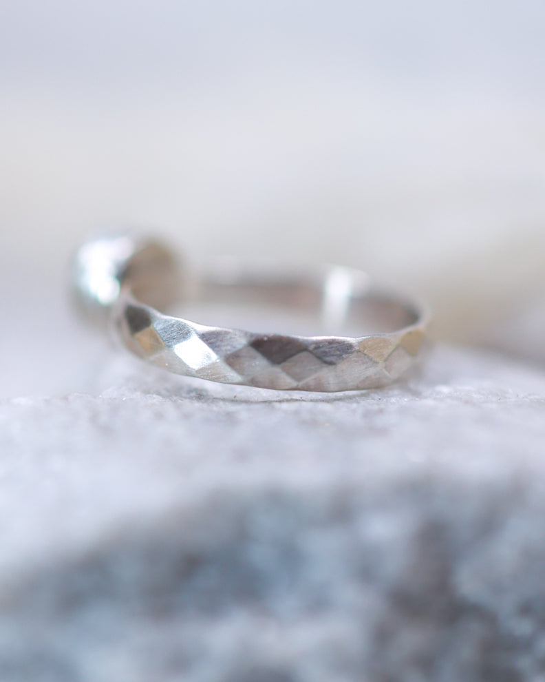 Turquoise Ring | Size 8 - Smokin' Blues Turquoise