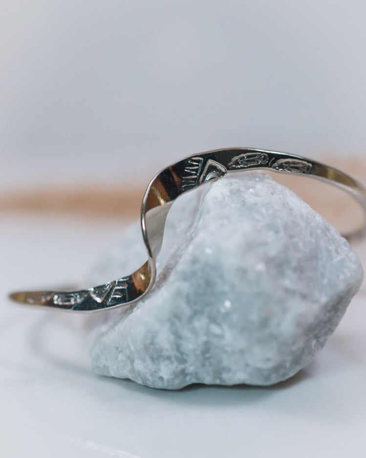 Sterling Silver Cuff - Smokin' Blues Turquoise