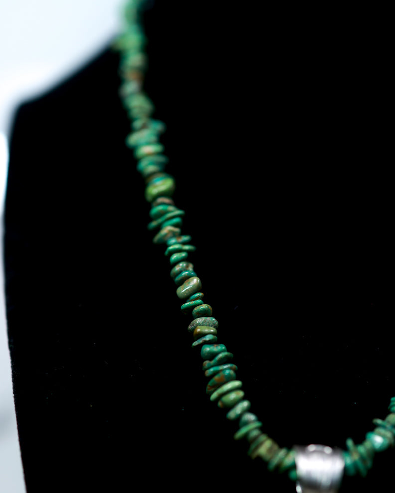 Turquoise Naja Necklace - Smokin' Blues Turquoise
