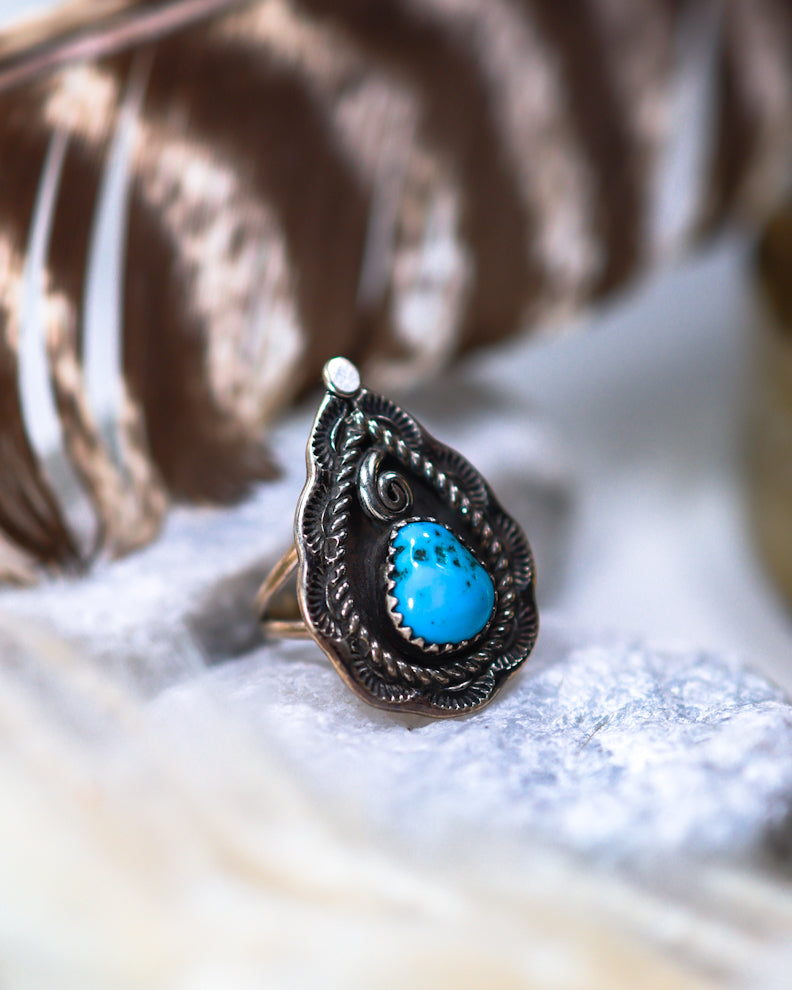 Turquoise Ring | Size 5.5 - Turquoise Town