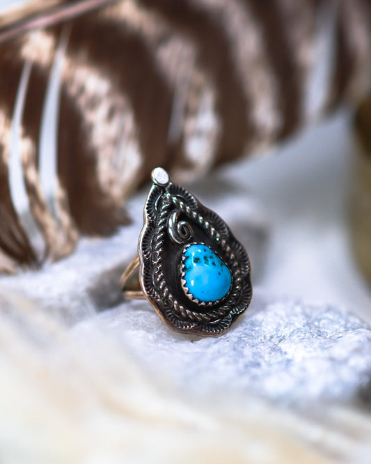 Turquoise Ring | Size 5.5 - Turquoise Town