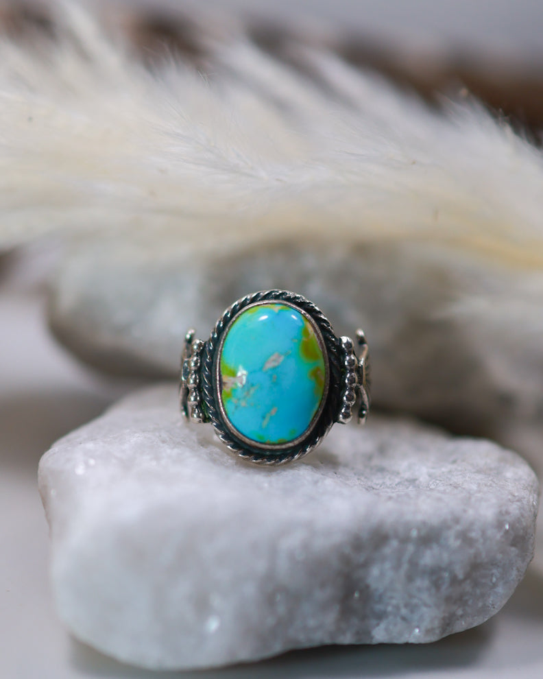 Turquoise Ring | Size 7 - Turquoise Town