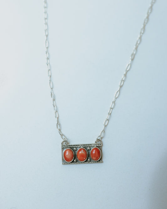 Spiney Oyster Bar Necklace - Smokin' Blues Turquoise