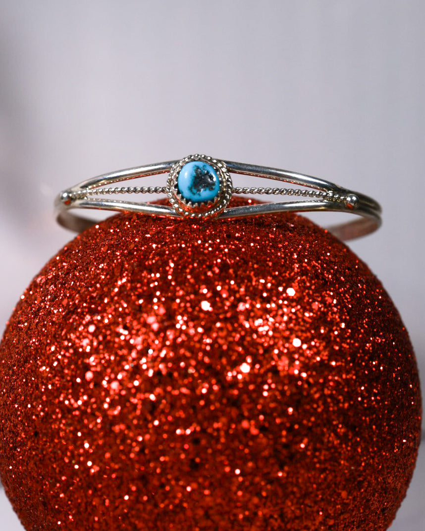 Turquoise Cuff - Smokin' Blues Turquoise