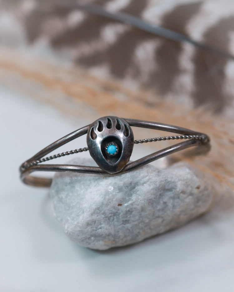 Turquoise Cuff - Smokin' Blues Turquoise