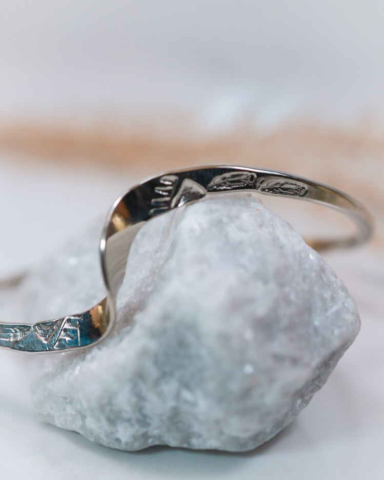Sterling Silver Cuff - Smokin' Blues Turquoise