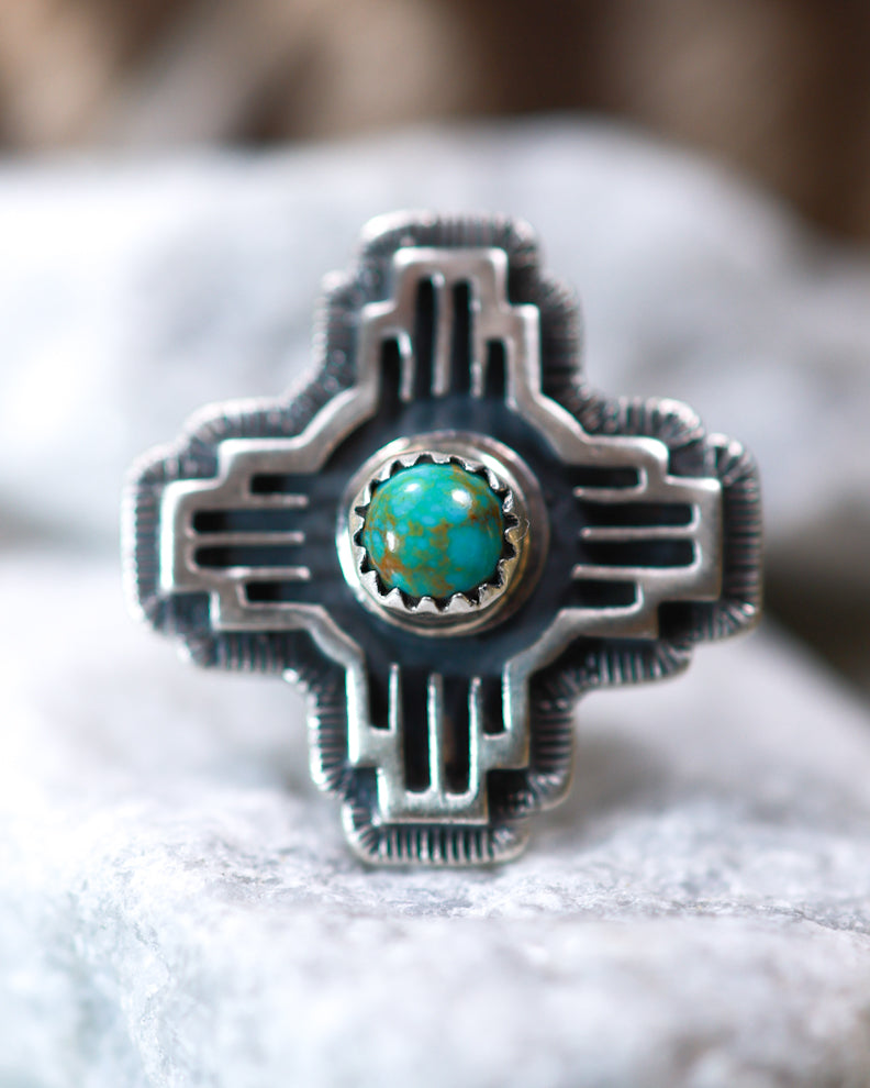 Turquoise Ring | Size 9 - Turquoise Town