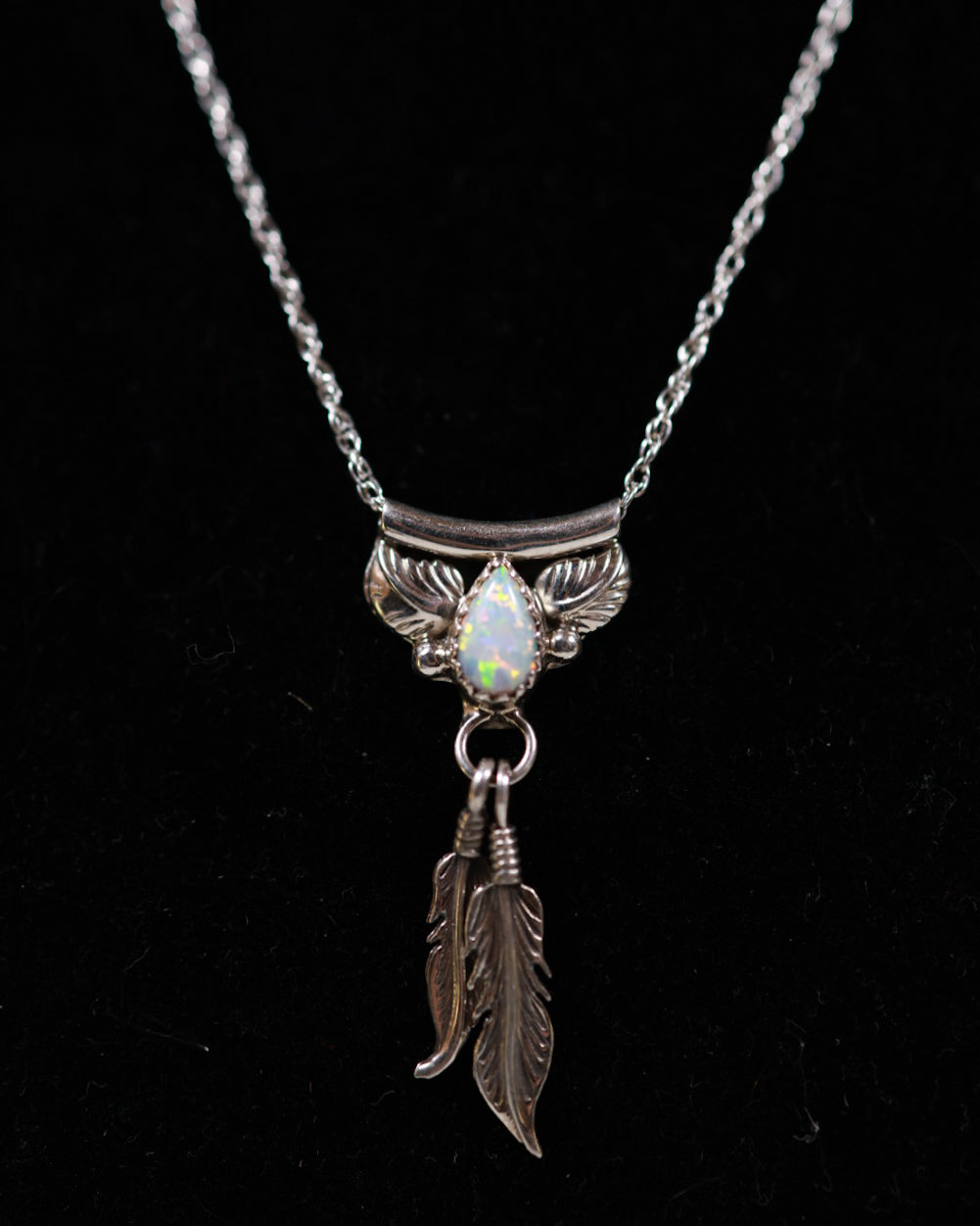Opal Necklace - Smokin' Blues Turquoise