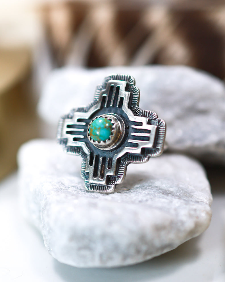 Turquoise Ring | Size 9 - Turquoise Town