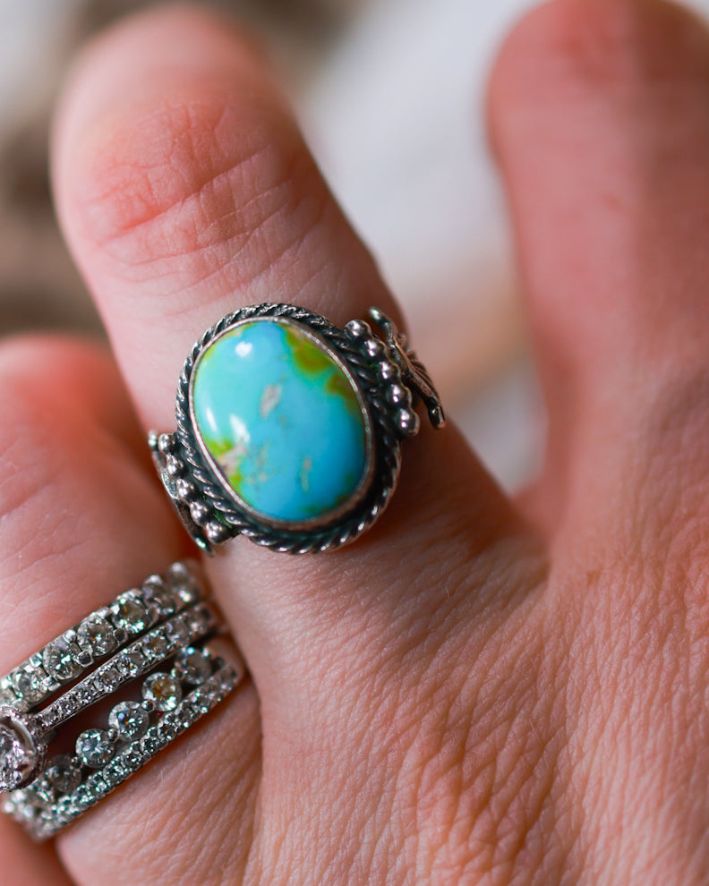 Turquoise Ring | Size 7 - Turquoise Town