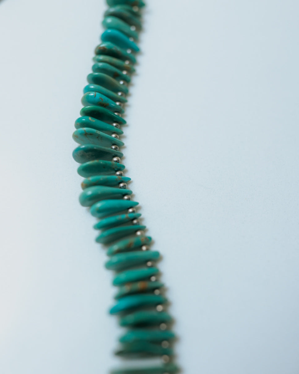 Turquoise Necklace - Smokin' Blues Turquoise