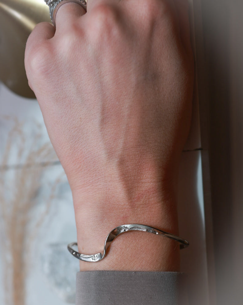 Sterling Silver Cuff - Smokin' Blues Turquoise