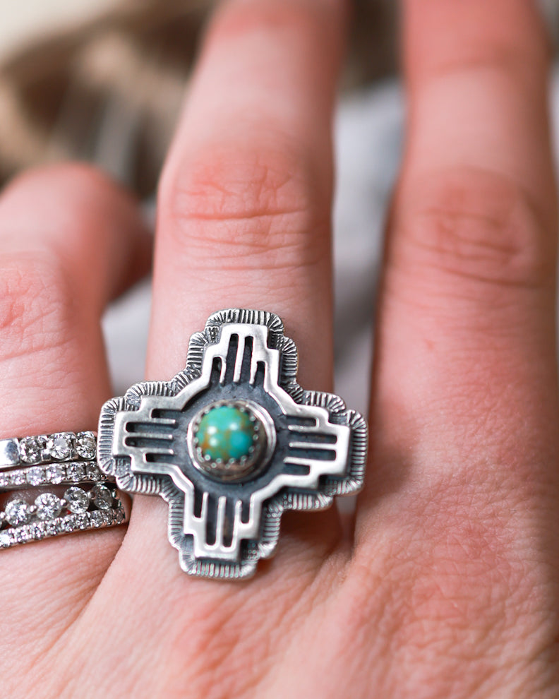 Turquoise Ring | Size 9 - Turquoise Town