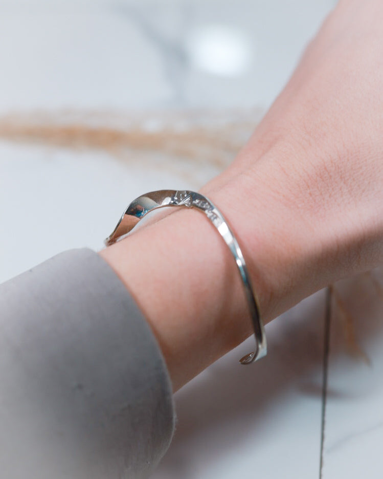 Sterling Silver Cuff - Smokin' Blues Turquoise