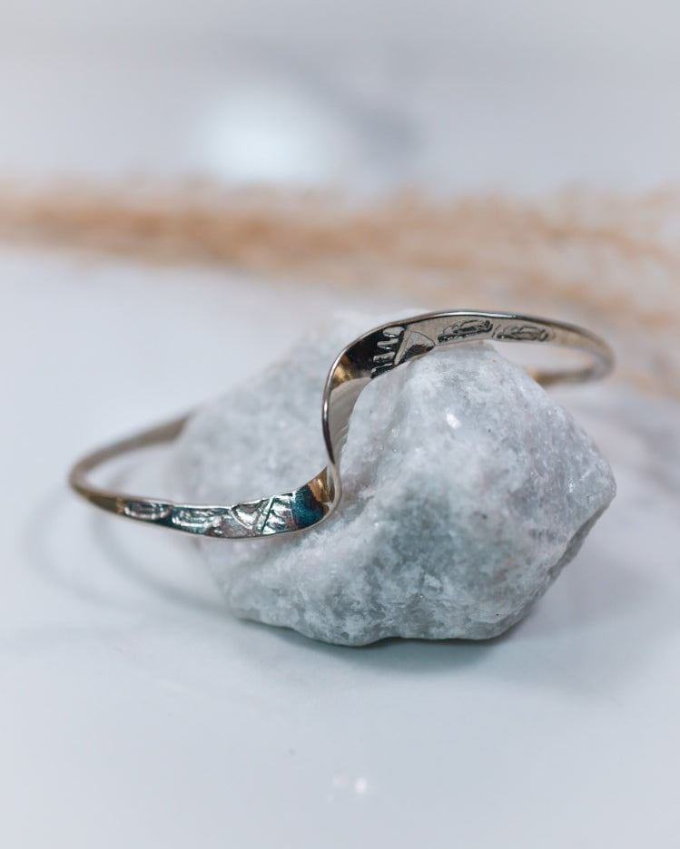 Sterling Silver Cuff - Smokin' Blues Turquoise