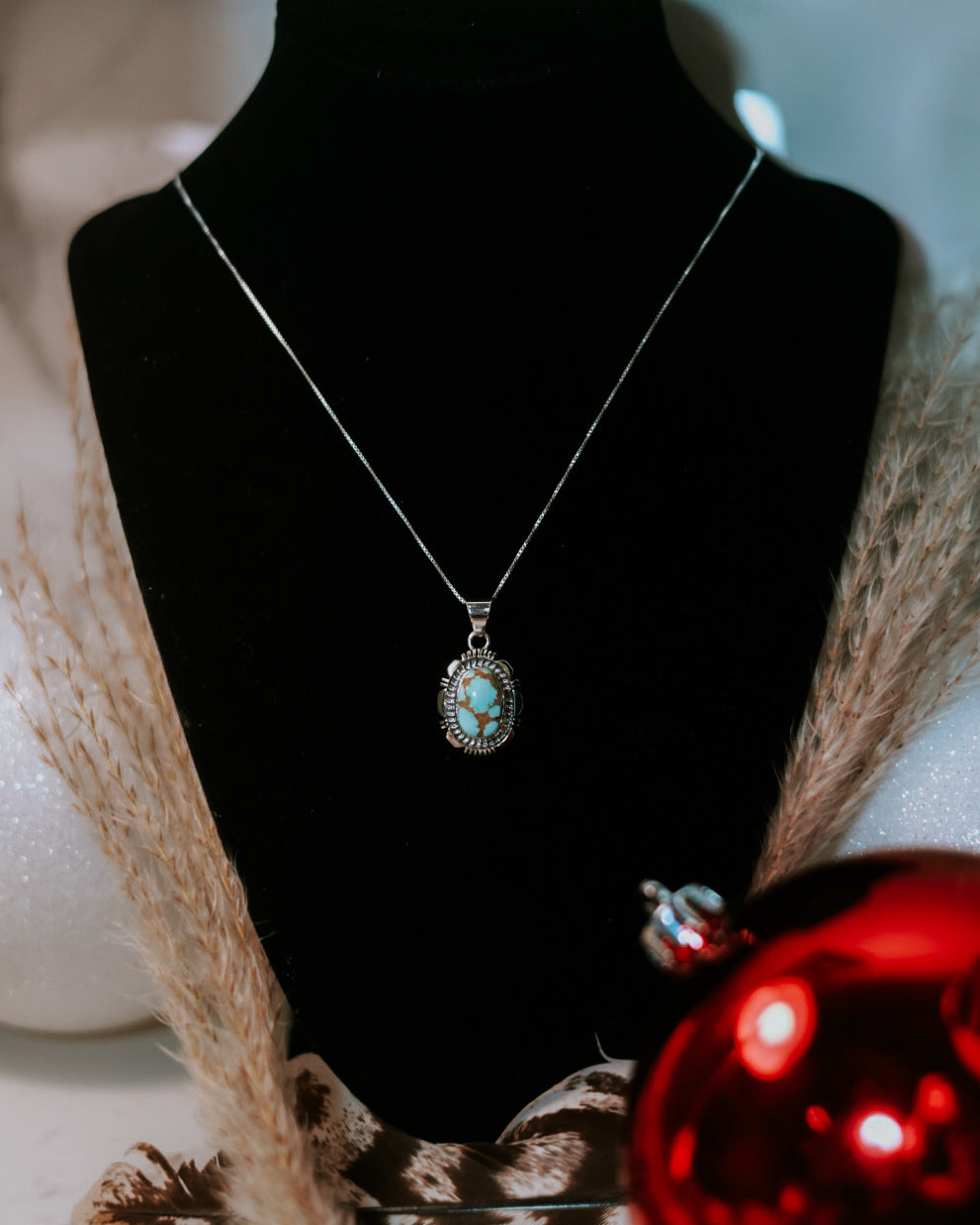 Turquoise Necklace - Smokin' Blues Turquoise