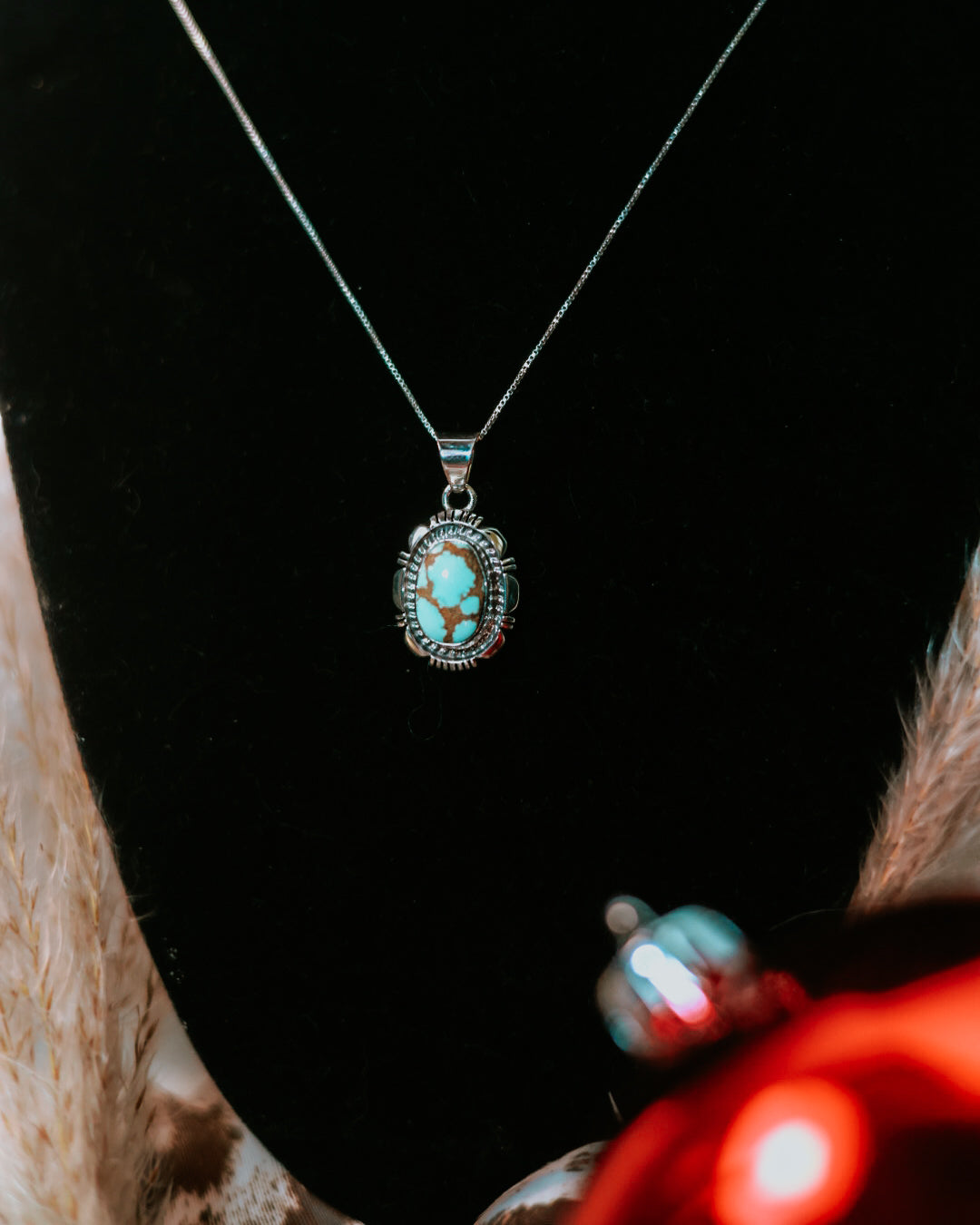 Turquoise Necklace - Smokin' Blues Turquoise