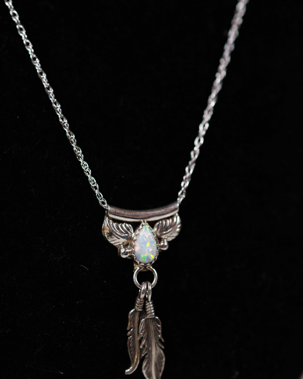 Opal Necklace - Smokin' Blues Turquoise
