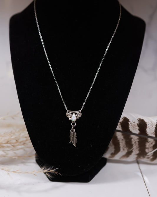 Opal Necklace - Smokin' Blues Turquoise